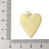 Rack Plating Brass Pave Shell Pendants KK-C052-07G-3