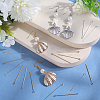 600Pcs 2 Colors Brass Eye Pin KK-SP0001-68C-4