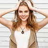 8Pcs 8 Colors Acrylic Flower Pendant Necklaces Set NJEW-AN0001-50-5