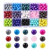 Baking Paint Glass Beads DGLA-Q026-02-1