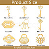 Nickel Decoration Stickers DIY-WH0450-053-2