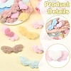 50Pcs 10 Styles Wing Imitation Rabbit Hair Ornament Accessories DIY-SC0032-27-3