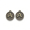 Alloy Pendant Cabochon Settings PALLOY-N156-01A-AB-2