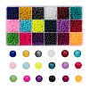 18 Colors Transparent Glass Beads FGLA-X0001-04A-4mm-1