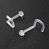 Acrylic Fishtail Nose Ring AJEW-YW0001-06H-3