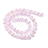 Plating Natural Selenite Beads Strands G-G120-A01-01-01-3