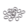 Tarnish Resistant 304 Stainless Steel Open Jump Rings A-STAS-F221-40P-B-1