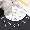 Beebeecraft 20Pcs 925 Sterling Silver Bead Tips STER-BBC0005-40S-4