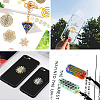 SUNNYCLUE Chakra Theme Self Adhesive Brass Stickers DIY-SC0010-59-7