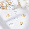20Pcs 2 Colors Rack Plating Hammered Alloy Pendants FIND-LP0005-50-1