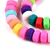 Handmade Polymer Clay Beads Strand CLAY-T021-01-3