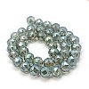 Electroplate Glass Beads Strands EGLA-J015-10mm-05-2