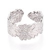304 Stainless Steel Cuff Rings for Women RJEW-N052-07P-2
