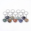 Synthetic & Natural  Mixed Stone Keychain KEYC-S252-02-1