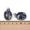 Dyed Natural Lapis Lazuli Pendants G-Z101-02AS-09-4