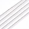 Tarnish Resistant 304 Stainless Steel Cable Chains CHS-L017-23A-1