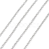 Tarnish Resistant 304 Stainless Steel Cable Chains CHS-R003-0.5mm-1