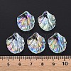 Transparent Acrylic Pendants MACR-S373-73-C05-5