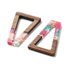 Resin and Walnut Pendants FIND-R051-03H-2