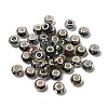 Printed Transparent Resin European Beads RESI-C063-03B-1