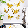 3Sets 3D Butterfly PVC Mirrors Wall Stickers DIY-CN0001-86C-5