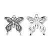 Tibetan Style Alloy Butterfly Pendants LS-TIBEP-3945-AS-RS-1