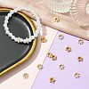 15Pcs 3 Styles Rack Plating Flower Brass Beads KK-CJ0002-66-6
