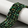 Dyed Natural Tiger Eye Beads Strands G-G102-A01-01-2