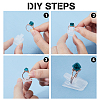 39Pcs 3 Styles Plastic Ring Holder KY-CP0001-04-6