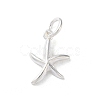 925 Sterling Silver Sea Animal Starfish Charms STER-E071-02S-07-1