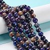 Natural Rainbow Tiger Eye Beads Strands G-NH0002-A01-A03-2