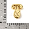 Rack Plating Brass Micro Pave Clear Cubic Zirconia Perdants KK-C067-11G-T-3