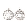 Brass Micro Pave Cubic Zirconia Pendants KK-E068-VB428-1
