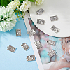 50Pcs 5 Style Zinc Alloy Pendants FIND-DC0001-45-2