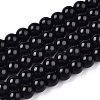 Opaque Solid Color Glass Beads Strands GLAA-T032-P6mm-01-1