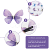 24Pcs 2Bags Cloth Butterfly Alligator Hair Clip FIND-CP0002-49B-5