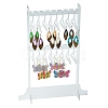 2 Layers Hanger Style Acrylic Earring Storage Display Rack ST-CJ0034-03-1