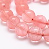 Cherry Quartz Glass Bead Strands G-G735-44-8mm-3