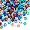 96Pcs 6 Styles Dyed Natural and Synthetic Imperial Jasper Dyed Beads G-TA0002-40-2