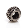 304 Stainless Steel European Beads STAS-G228-20AS-2