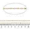 Rack Plating Brass Dapped Chains AJEW-Q153-02G-12-2