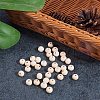 Unfinished Wood Beads WOOD-PH0008-19-4