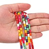 Synthetic Turquoise Beads Strands TURQ-G120-4x6mm-11-4