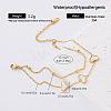 304 Stainless Steel Natural White Shell Link 2-Strand Bracelets for Women YA2054-2-1