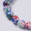 Natural Jade Beaded Stretch Bracelet BJEW-P214-M-6mm-3