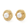 304 Stainless Steel Stud Earrings EJEW-G423-31A-G-4