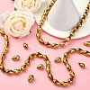 Electroplate Glass Beads Strands EGLA-D017-15x10mm-3-4