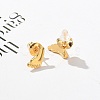 304 Stainless Steel Stud Earrings for Women STAS-Z117-16G-03-3
