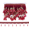 6 Yards Curtain Plastic Beaded Fringe Trim OCOR-PH0007-64B-1