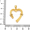 Brass Micro Pave Cubic Zirconia Pendants KK-V009-17G-3